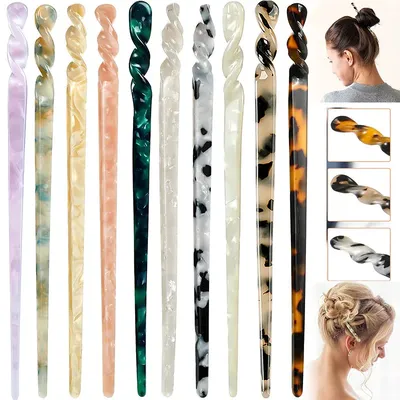 Chinese Style Vintage Hair Sticks for Women Girls Hairpin Headdress DIY Hairstyle Ponytail Holder