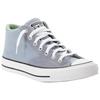 Sneaker CONVERSE "CHUCK TAYLOR ALL STAR MALDEN STREET CANVAS & SUEDE", Gr. 42,5, wet stone, weiß, schwarz, Textil, Leder, sportlich, Schuhe