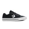 Sneaker CONVERSE "SPORT CASUAL", Gr. 45, schwarz-weiß (schwarz, schwarz, weiß), Textil, sportlich, Schuhe
