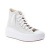 Sneaker CONVERSE "CHUCK TAYLOR ALL STAR MOVE PLATFORM", Gr. 37,5, schwarz-weiß (barely grau, weiß, schwarz), Textil, sportlich, Schuhe