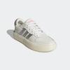 Sneaker ADIDAS SPORTSWEAR, Gr. 42, core weiß, silber metallic, silber pebble, Leder, Synthetik, sportlich, Schuhe