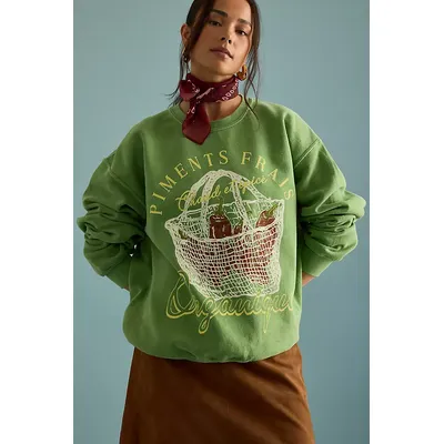 By Anthropologie Chilli Graphic Sweatshirt