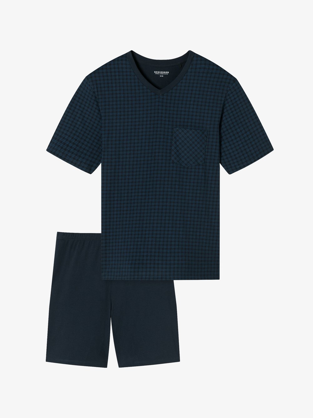 Schiesser Pyjama Herren marine, 56 Image