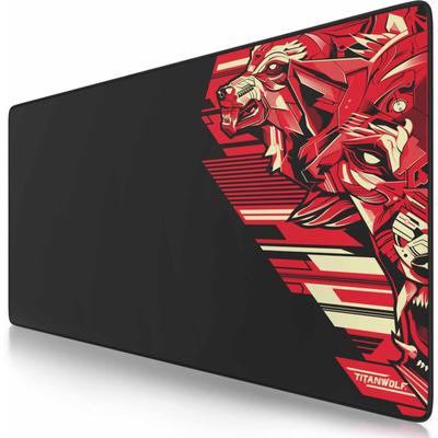 Titanwolf - Gaming Mauspad xxl, glattes Stoffgewebe, Speed Mousepad 900 x 400mm große Fläche, Image