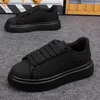 2025, neue Herrenschuhe, Frühling und Herbst, flache Sohlen, lässige Lederschuhe, Sportschuhe,