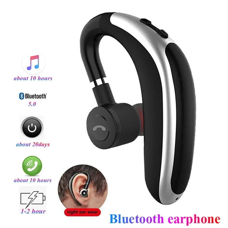 Mini Drahtlose Bluetooth Kopfhörer Mit HD Mic Stereo Auto Business Freisprecheinrichtung K20 HD Anruf Bluetooth 5,0 Headset Für iPhone Samsung Image