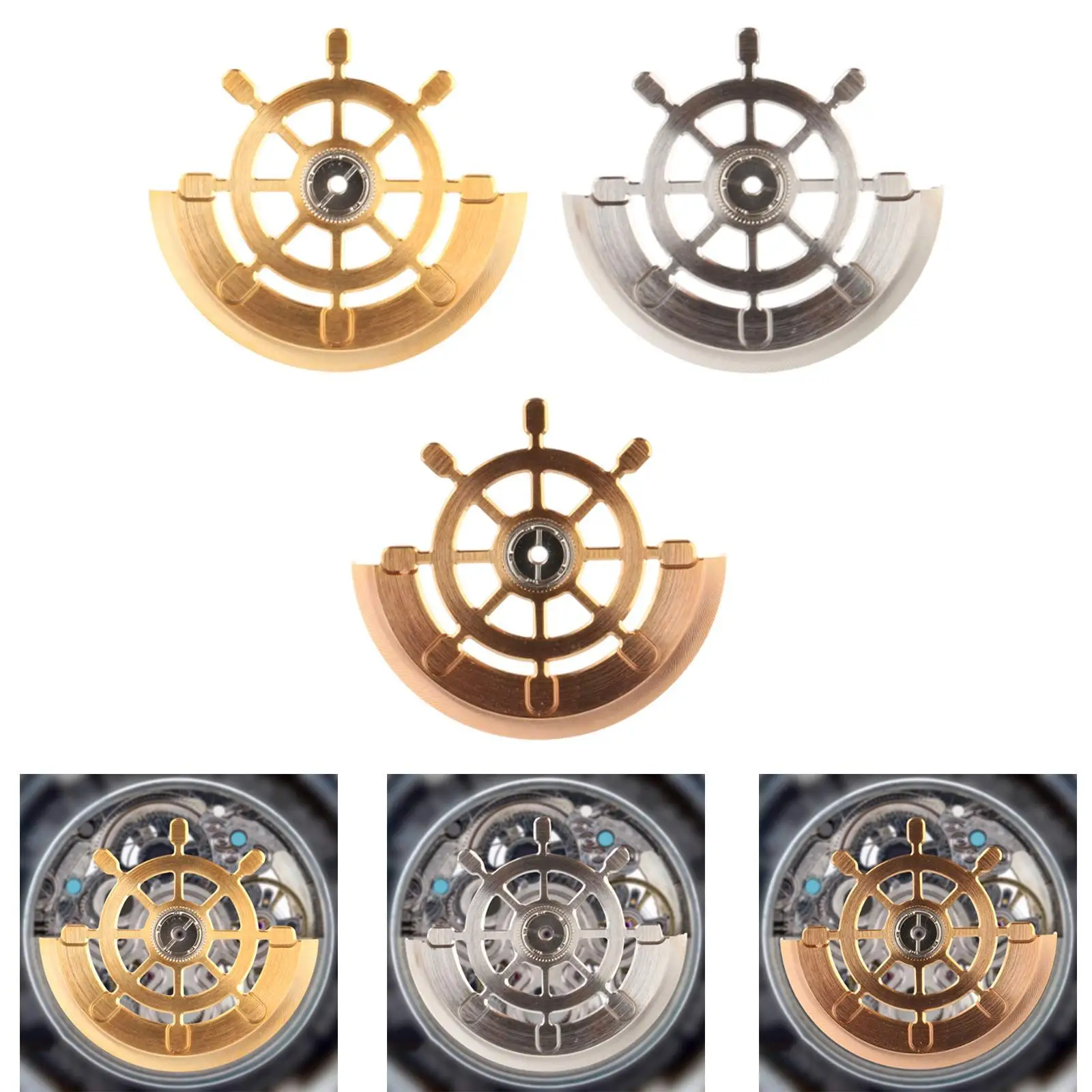 Uhrwerk Rotor Uhrwerke Maßgeschneiderte Schwunggewicht Rotoren Leistung Robuste Uhrenteile für NH36 NH39 NH34 Image