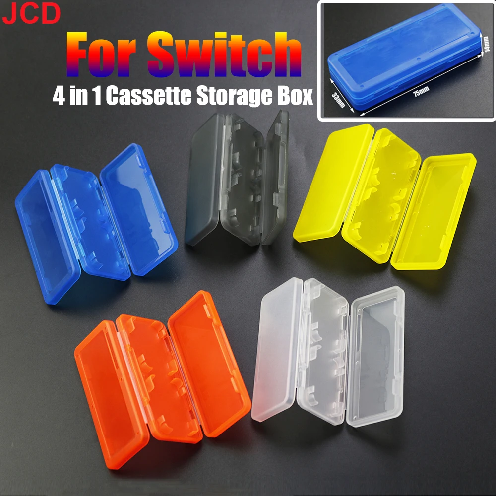 JCD 4In1 Für Schalter Patrone Slots Spiel Karte Lagerung Box Spiel Karte Lagerung Halter Fall Für Micro SD Speicher Karten spiel Karten Image