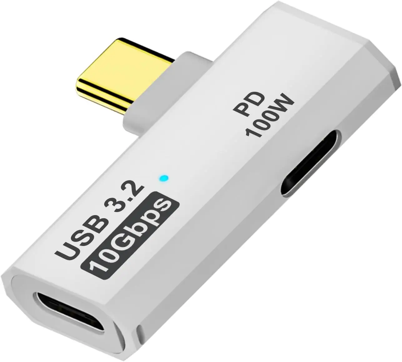 Dualer USB-C-Kopfhöreradapter mit 100-W-Ladeanschluss, 2-in-1-USB-Typ-C-Splitter-Dongle für Rog Ally, Steam Deck, Quest 2, iPad Image