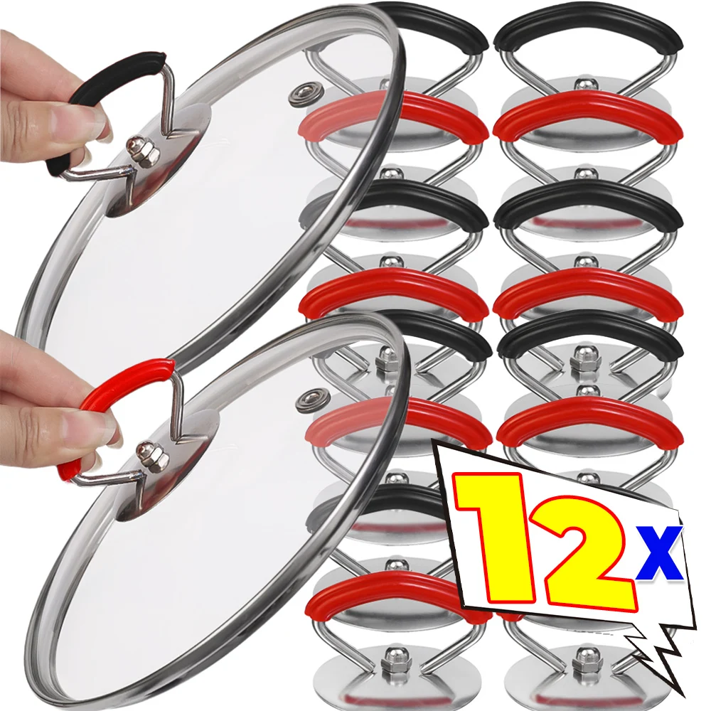 Universal Deckel Abdeckung Knopf Kappe Hitzebeständige Kochtopf Pfanne Deckel Knopf Ersatz Hebe Griff Küche Silica Kochgeschirr Handgriff Image