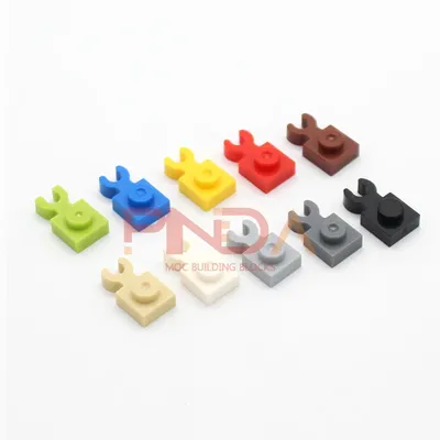 Moc 40pcs 60897 1x1 einseitige Bausteine Kinder DIY Bildungs platte modifiziert Image