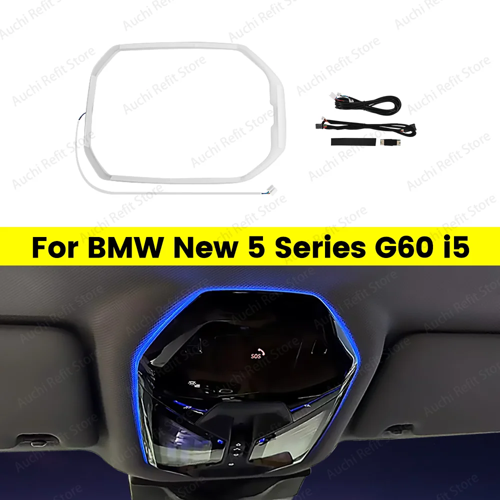 11 farben Led Decke Lesen Umgebungs Licht Für BMW Neue 5er G60 i5 Led Atmosphäre Lichter Sternen Decke licht Zubehör Image