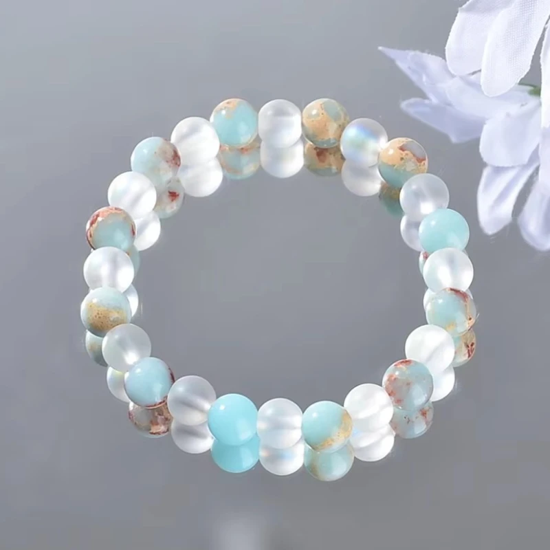Tigerauge Amethyst Armband für Menschen Glücksstein Schmuck Angstlinderung Heilkristall Geschenk für Reichtum Fülle und Stress Image