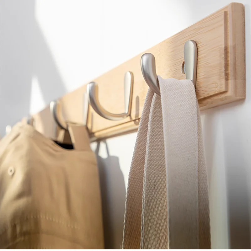 3/4/Holz Wandhaken Wand Kleiderhaken Türhaken Home Decor Kleiderbügel Haken Küche Badezimmer Haken