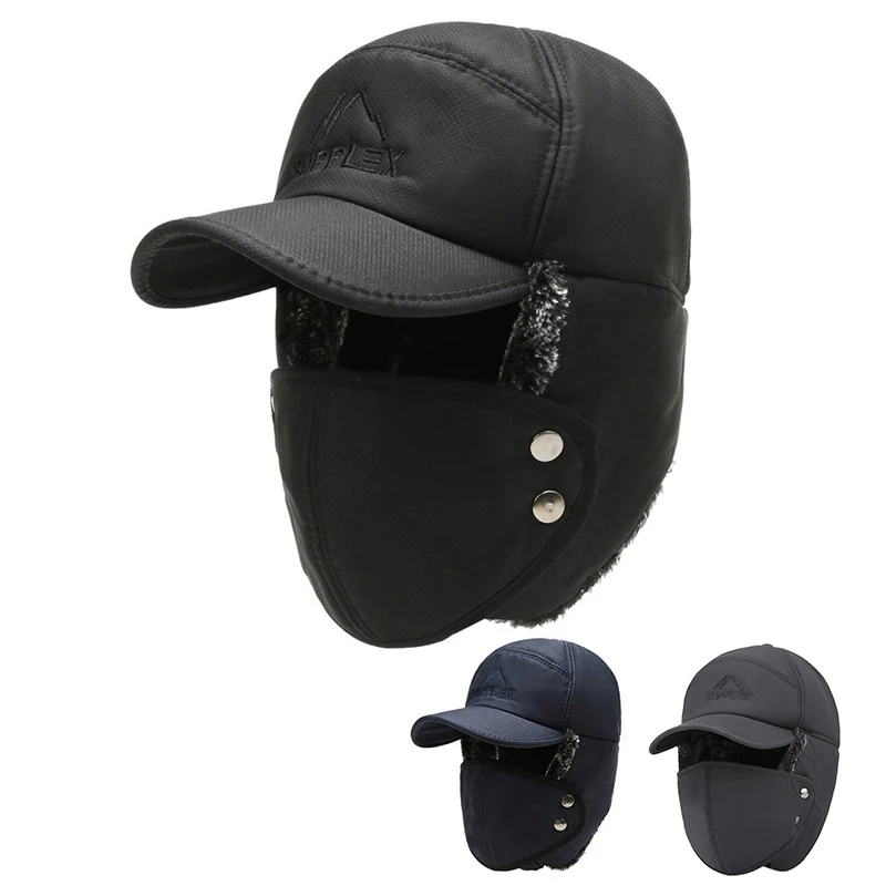 Outdoor-Mütze, Wintermütze, dick, Lei Feng-Mütze, warme Wintermütze für Herren, Fahrradmütze, Wintermütze Image