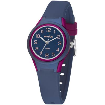 Quarzuhr SINAR, blau (blau, lila), Armbanduhren, Kinder, Armbanduhr,Kinderuhr Jungen,Mädchen,Geschenkidee, bis 10 bar wasserd. Image