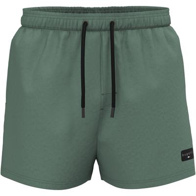 Badeshorts BUGATTI "TONI", Herren, Gr. XXL, N-Gr, grün (olive grün), Polyamid, sportlich, Badehosen, linkes Bein Label mit Logoprint Image