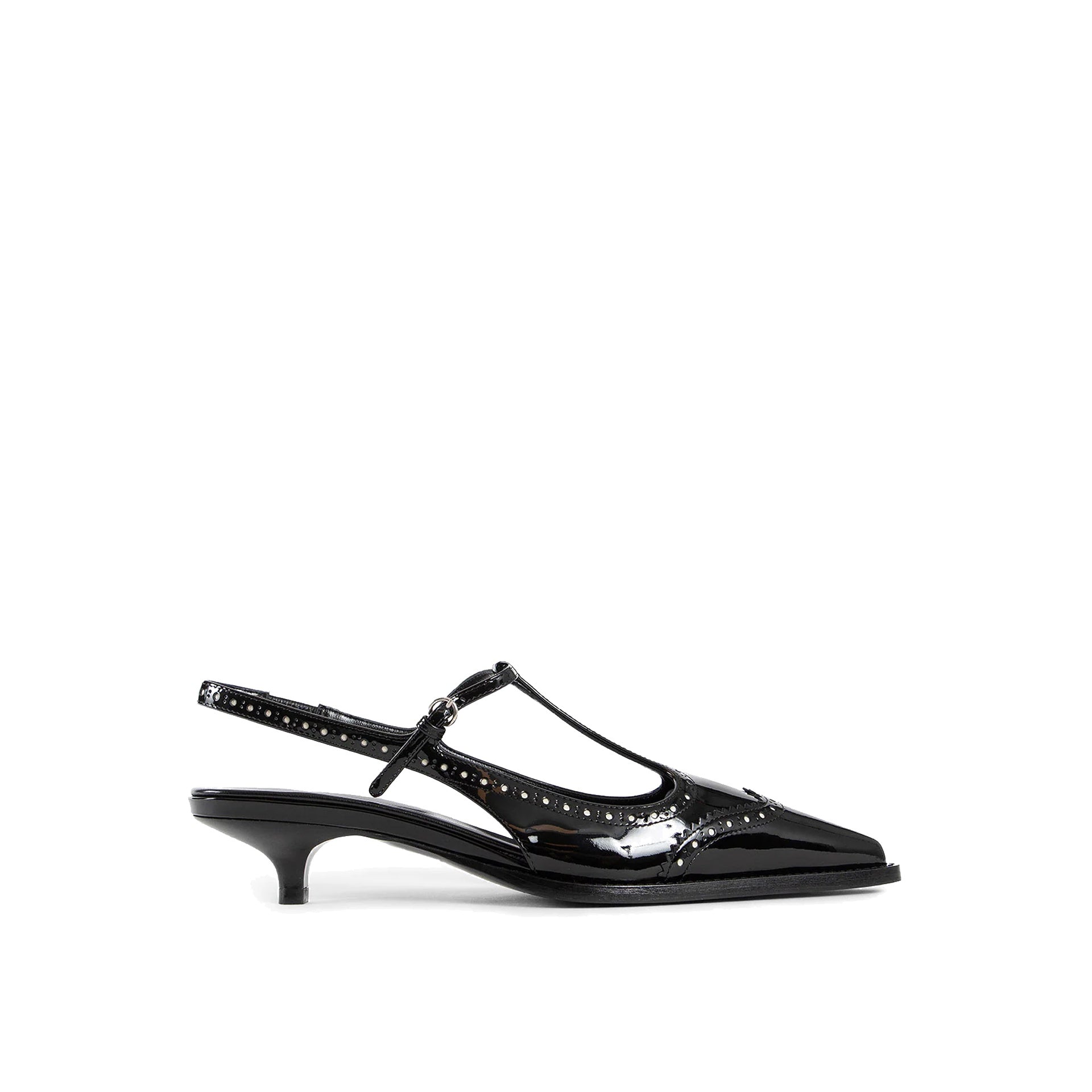 Miu Miu Leder Slingback-Pumps 37,5 EU/IT