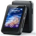 Lettore musicale MP3 MP4 portatile da 1,8 pollici con altoparlante interno Bluetooth 5.0 compatibile fino a 128 Gb