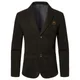 Nuova Primavera Autunno Uomo Cashmere Business Blazer Abiti Giacche di lana maschile di alta qualità Casual Slim Fit Blazer Cappotti Abbigliamento 3X