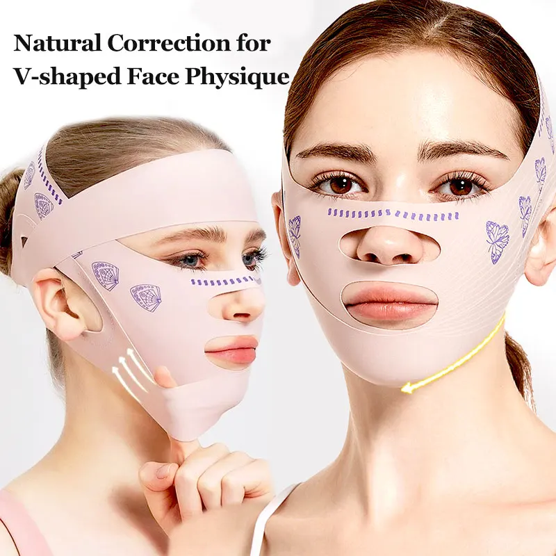 V Line Shaper Mento Guancia Sollevamento Cintura Antirughe Cinghia Viso Dimagrante Benda Donne Viso Lifting Bellezza Del Viso Strumenti Per La Cura Della Pelle