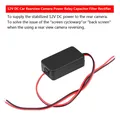 12V DC telecamera per retromarcia per auto relè di potenza condensatore filtro raddrizzatore filtro raddrizzatore filtro di alimentazione raddrizzatore relè raddrizzatore del filtro