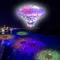 LED lumière de piscine étanche flottant lumière sous-marine RGB Disco lumière lueur spectacle piscine bain à remous Spa lampe lumière de bain