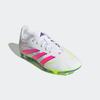 Fußballschuh ADIDAS PERFORMANCE "PREDATOR CLUB KIDS FG/MG", Gr. 31, cloud weiß, lucid pink, lucid lemon, Synthetik, sportlich, Schuhe