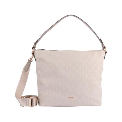 Hobo JOOP "collana tessuto alara hobo lvz", Damen, Gr. B/H/T: 33cm x 31cm x 12cm, beige, Nylon, Taschen, Tasche Damen Damentasche Shoulder Bag Hobo Image