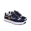 Skateschuh DC SHOES "Kalynx Zero", Gr. 9(42), bunt (dc navy, orange), Obermaterial: Leder (Kuh) / Futter: Textil / Außensohle: Gummi, Schuhe