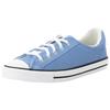 Sneaker CONVERSE "CHUCK TAYLOR ALL STAR DAINTY LUCKY", Gr. 42, open sky, weiß, schwarz, Leder, sportlich, Schuhe