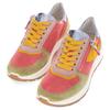 Keilsneaker ARA "NEW YORK", Damen, Gr. 8 (42), rosa (rosé multi), Textil, Veloursleder, Glattleder, sportlich, Schuhe, Pride Sneaker, Schnürschuh in Komfortweite H (= sehr weit)
