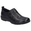 Slipper JOSEF SEIBEL "Charlotte 17", Damen, Gr. 36, schwarz, Leder, unifarben, klassisch, Schuhe, Schlupfschuh, Festtagsschuh, Komfortschuh mit kleinem Keilabsatz