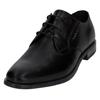 Schnürschuh BUGATTI, Herren, Gr. 44, schwarz, Leder, elegant, Schuhe, Businesschuh, Abendschuh, Festtagsschuh mit seitlichem Logoemblem