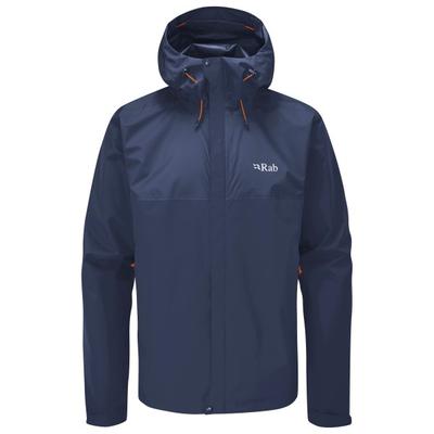 Rab - Downpour Eco Jacket - Regenjacke Gr L blau Image