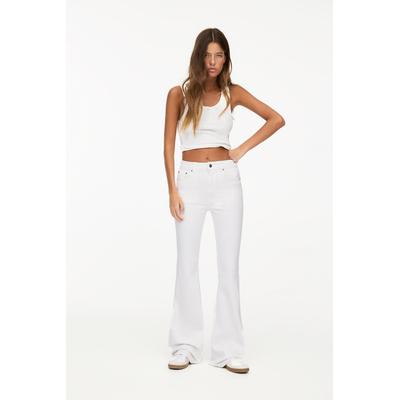Flared High-Waist Jeans