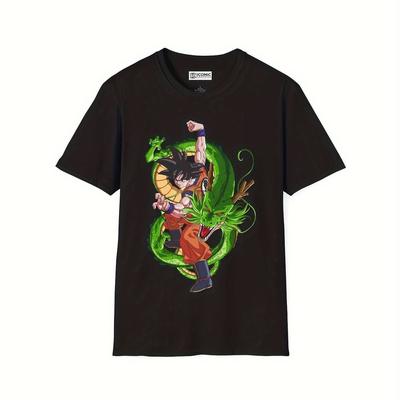 TEMU The From Planet Vegetas Adventure Will Into A Ape The Kakarotto Saiyan Short Sleeve Shirt T-shirt 220g Image