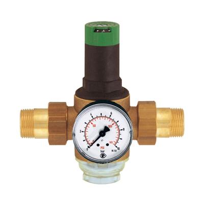 Druckregler für Trinkw., DVGW-geprüft, r 1/2, 1,5-6 bar, pe max.16 - Riegler Image