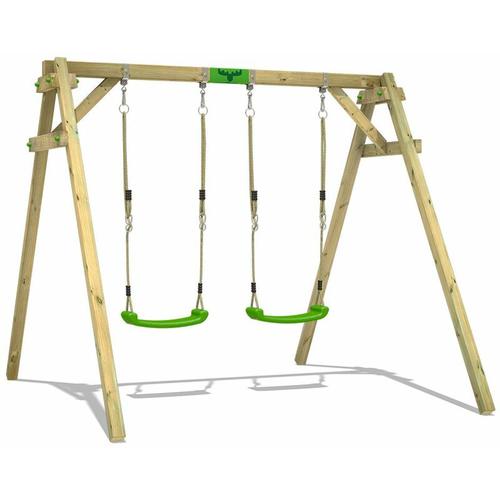 FATMOOSE Schaukelgestell Kinderschaukel JollyJim Schaukel, Schaukelgerüst, Doppelschaukel,