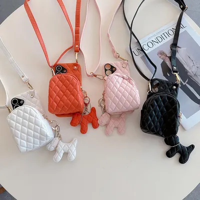 Crossbody Lanyard Strap Handyhülle für iPhone 16 Pro Max 15 14 13 12 11 Reißverschluss Wallet Card Slot Holder Chain PU Leder Cover