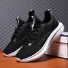 Sommer Schwarz Casual Turnschuhe Männer Mode Stricken Atmungsaktive Plattform frauen Sport Schuhe