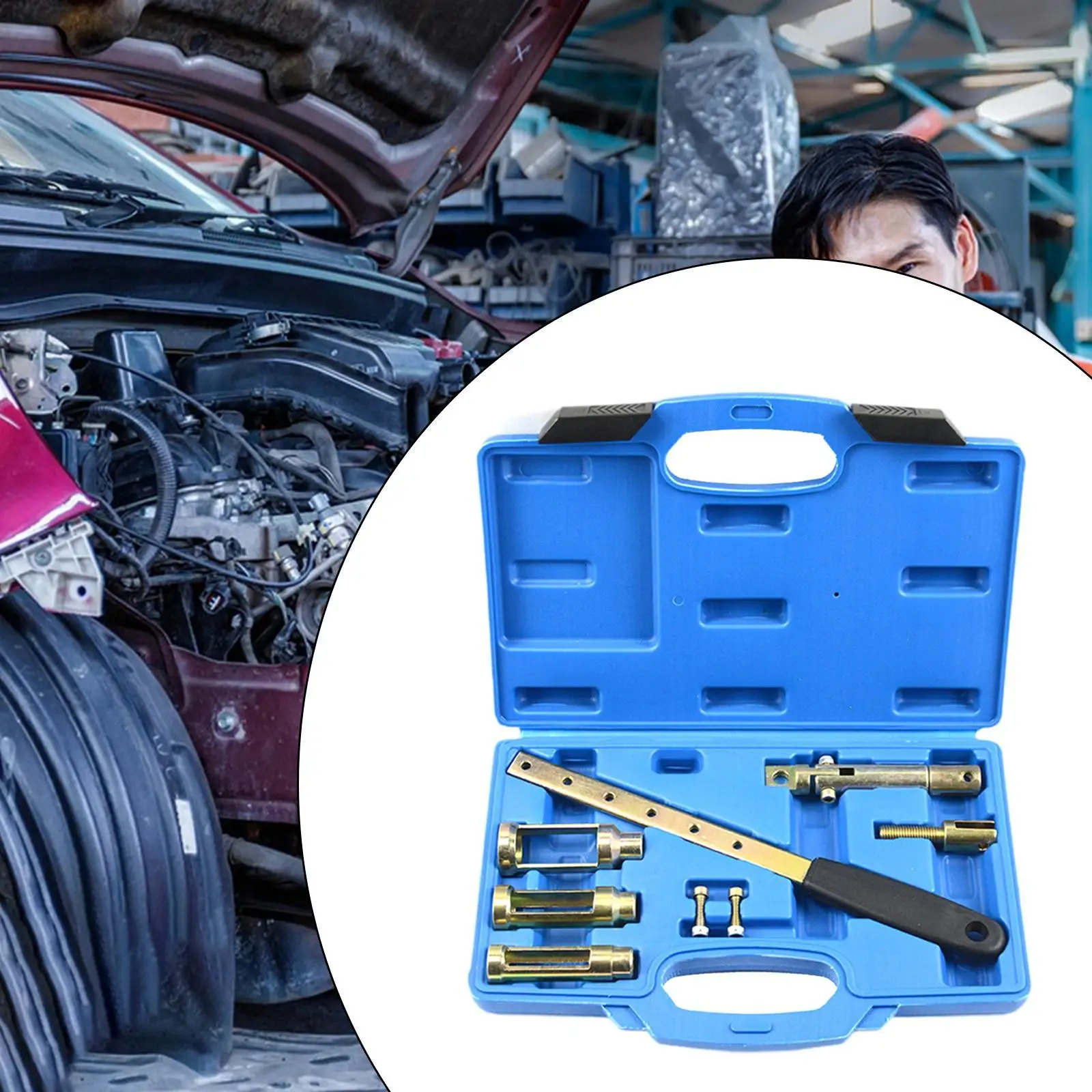 8 Stück Kompressor Werkzeug einstellbar Auto Auto Motor über Kopf für Auto Motor robuste Home DIY verwenden Ventil Feder kompressor Image