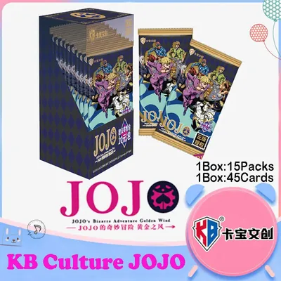 2025, neuestes Kabao JOJO's Bizarre Adventure Golden Wind Collection Card Booster Box ACG CCG Trading für Hobbys, Geschenk Image