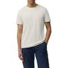 T-Shirt S.OLIVER, Herren, Gr. L, weiß (sanftes weiß), Obermaterial: 70% Baumwolle, 30% Leinen, unifarben, casual, regular fit taillenbedeckt, Rundhals, Kurzarm gerader Abschluss, Shirts, mit Leinenanteil