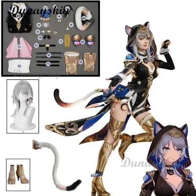 Spiel Honkai Star Rail Cipher Cosplay Kostüm Perücke Nihility Cifera Cosplay Outfit Ciphera Cífer Image