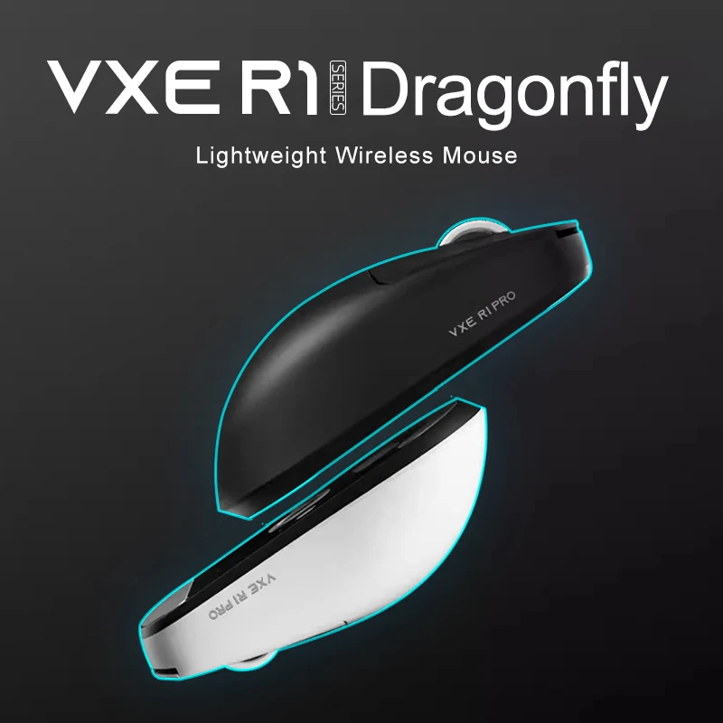 ATK VXE Dragonfly R1 Pro MAX E-Sport-Gaming-Maus Leichtgewichtige PAW3395 2,4G Kabellose R1 SE Plus Bluetooth FPS-Maus Wiederaufladbar Image