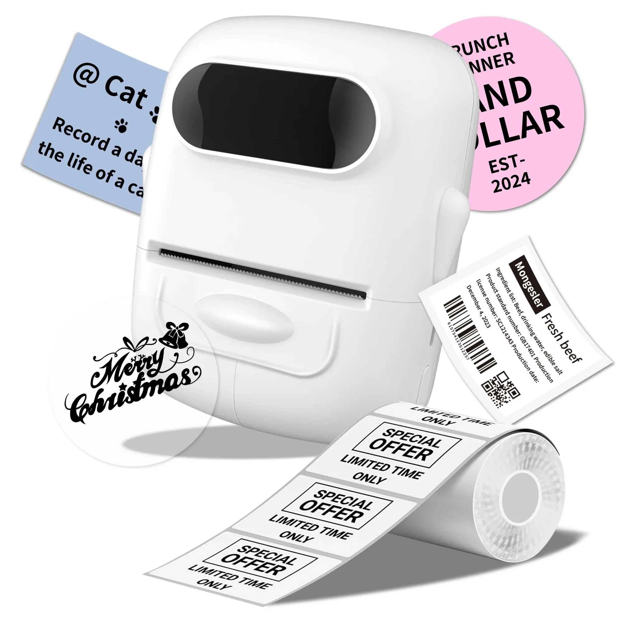 Handheld Label Maker P50 Etikettendrucker Ähnlich wie M110 E210 Tragbarer selbstklebender Aufkleberdrucker Etikettiermaschine DIY Etikettenband Image