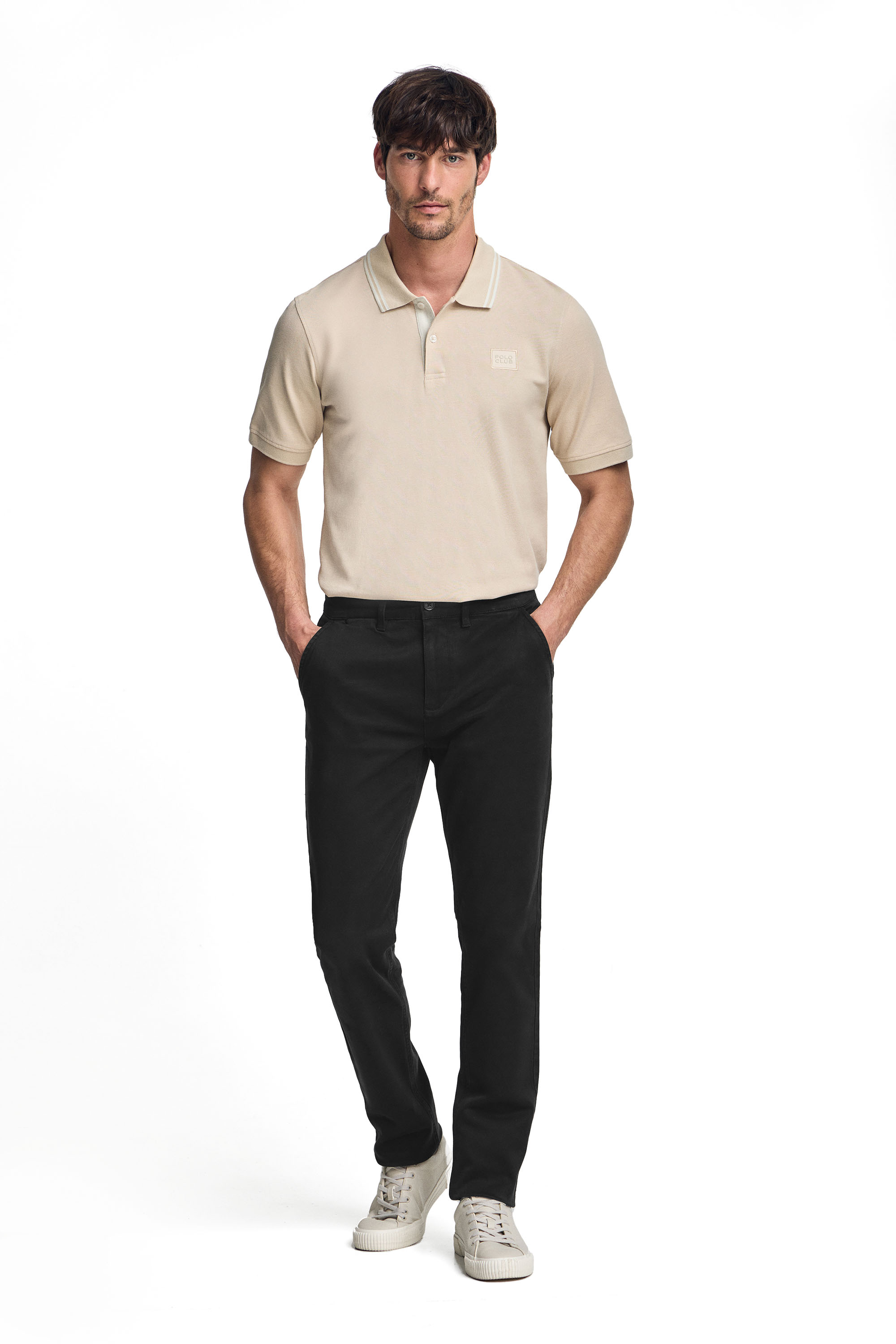 Chinohose Moore schwarz Slim Fit Image