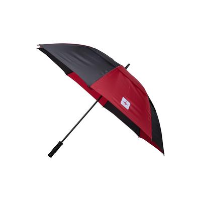 Mountain Warehouse - Golfschirm gestreift (Schwarz/Rot) Image