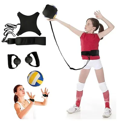 Elasticity Volleyball Training Kit Adjustable Soccer Training Aid Volleyball Spike Trainer